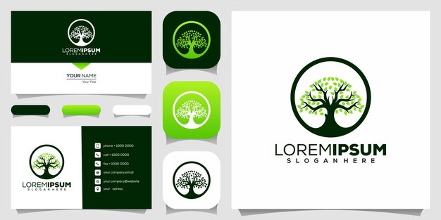 Diseño del logotipo del árbol