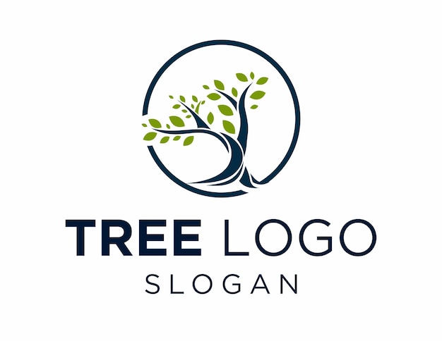 Diseño de logotipo de árbol