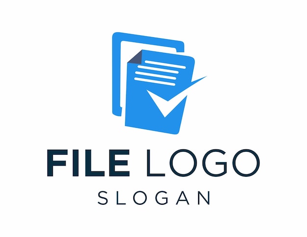 Diseño de logotipo de archivo
