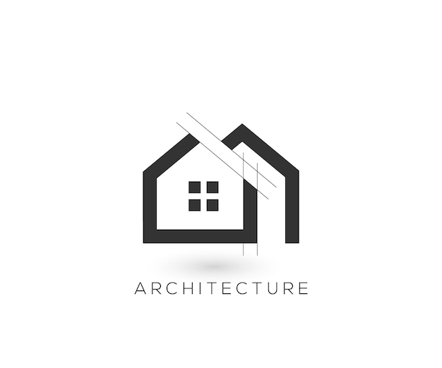 Diseño de logotipo de la arquitectura