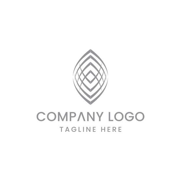 Diseño de logotipo de ARTE ABSTRACTO Signo de símbolo moderno creativo excepcional