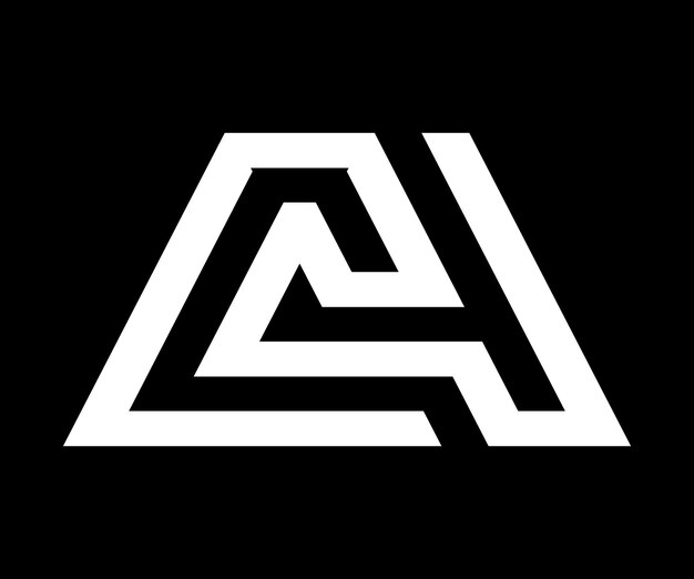 Diseño de logotipo arte vectorial de letras