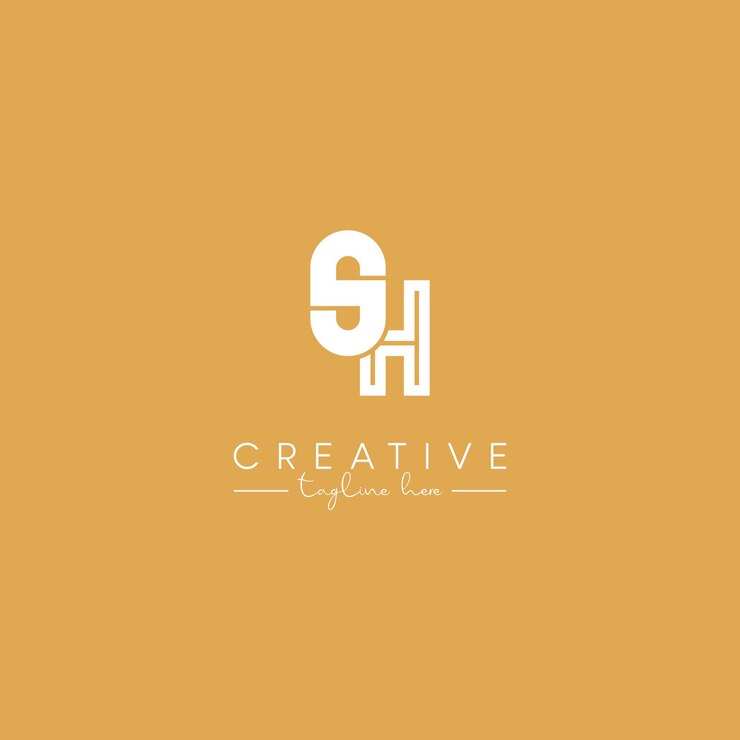 Vector diseño de logotipo artístico basado en una plantilla vectorial inicial