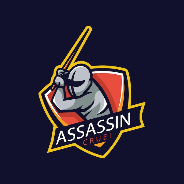 El diseño del logotipo de Assassin Cruet es totalmente editable