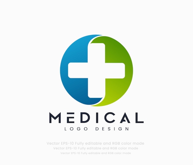 Diseño de logotipo de atención médica con una mano y un corazón.