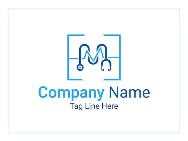 Diseño de logotipo de atención médica plantilla vectorial de diseño de logotipo del centro médico y la clínica