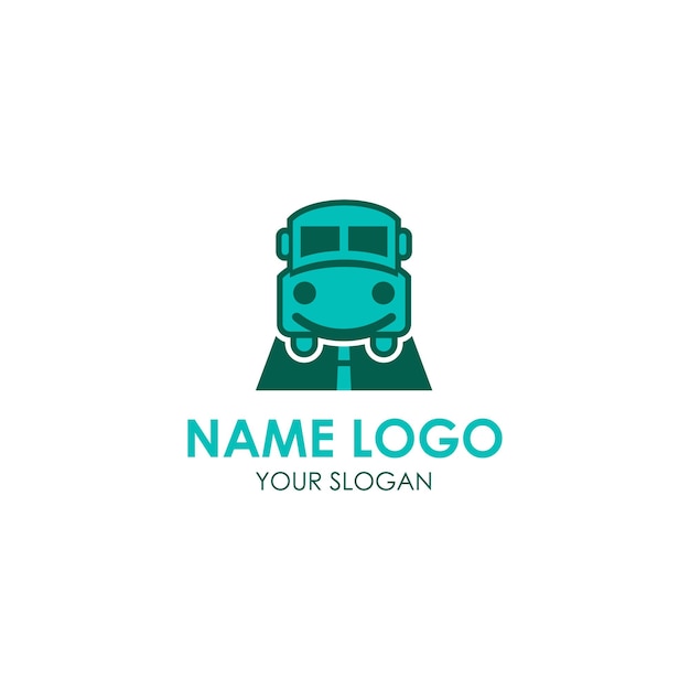 Diseño de logotipo de autobús