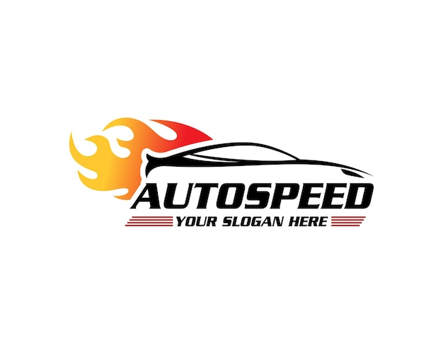 Diseño de logotipo de automóvil automotriz moderno