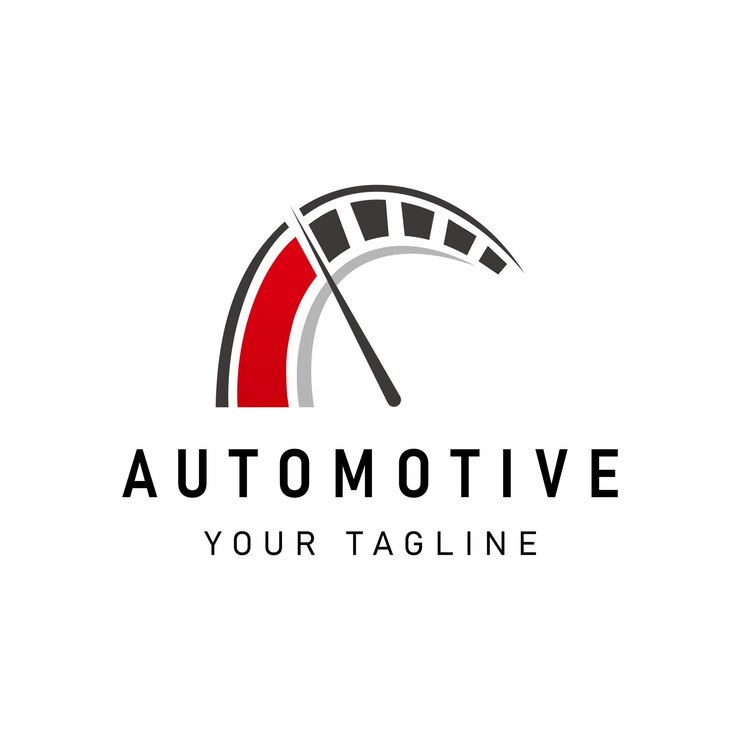 Vector diseño de logotipo de automóviles concepto de velocidad simple garage temático de automóviles servicio de reparación de automóviles