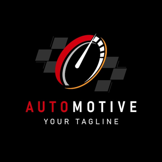 Diseño de logotipo de automóviles Concepto de velocidad simple Garage temático de automóviles Servicio de reparación de automóviles