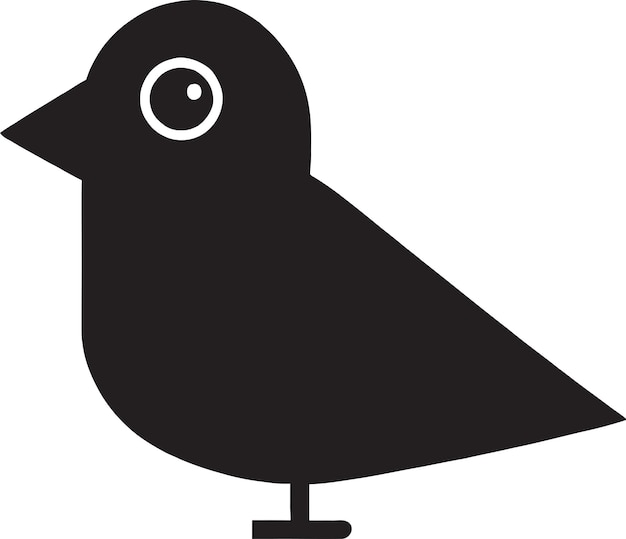 Diseño de logotipo de aves vectoriales para herramientas de identificación y observación de aves