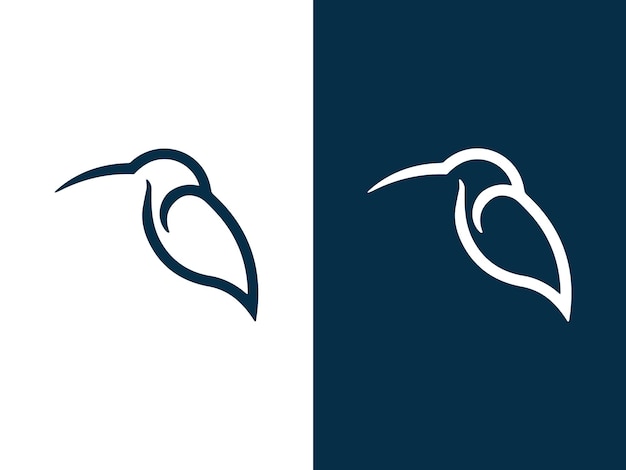 Vector diseño del logotipo de las aves