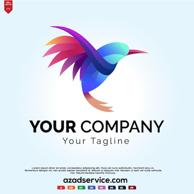 Diseño del logotipo de las aves