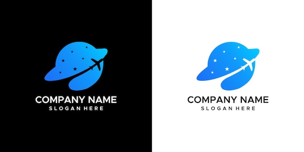 diseño de logotipo de avión
