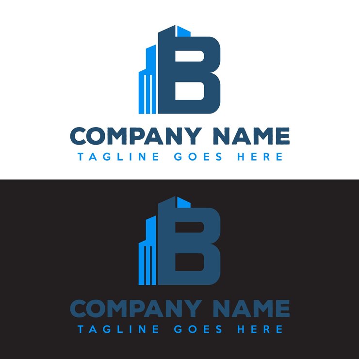 Vector diseño de logotipo b.