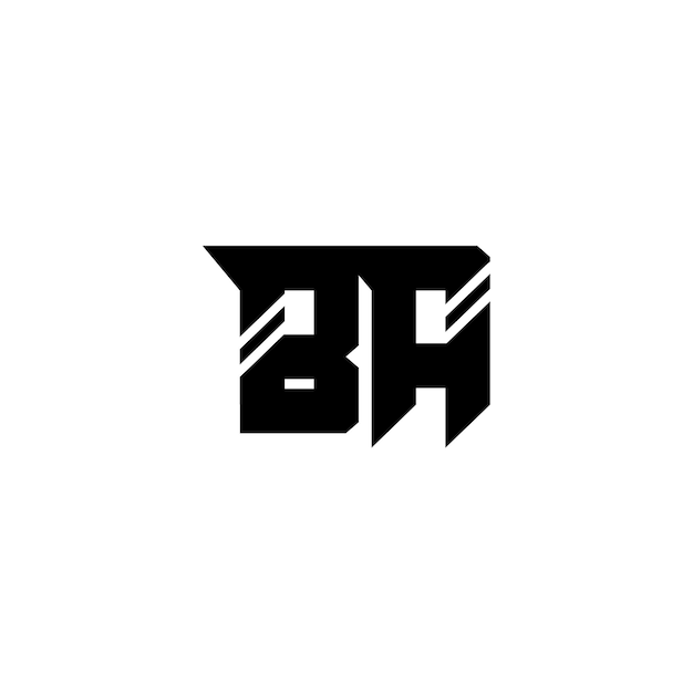 El diseño del logotipo BA monograma letra nombre de texto símbolo monocromático logotipo carácter alfabético logotipo simple