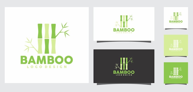 diseño de logotipo de bambú