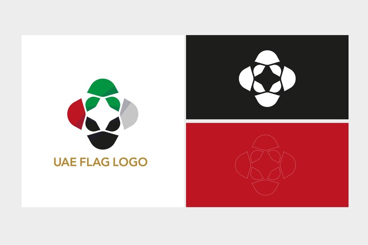 DISEÑO DEL LOGOTIPO DE LA BANDERA DE LOS EAU