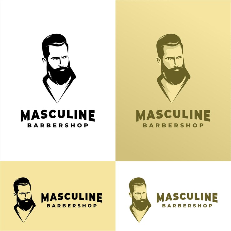 El diseño de logotipo de barbería vintage es adecuado para su negocio