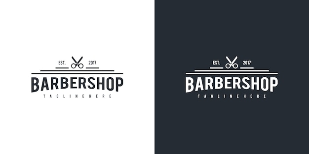 Diseño de logotipo de barbería