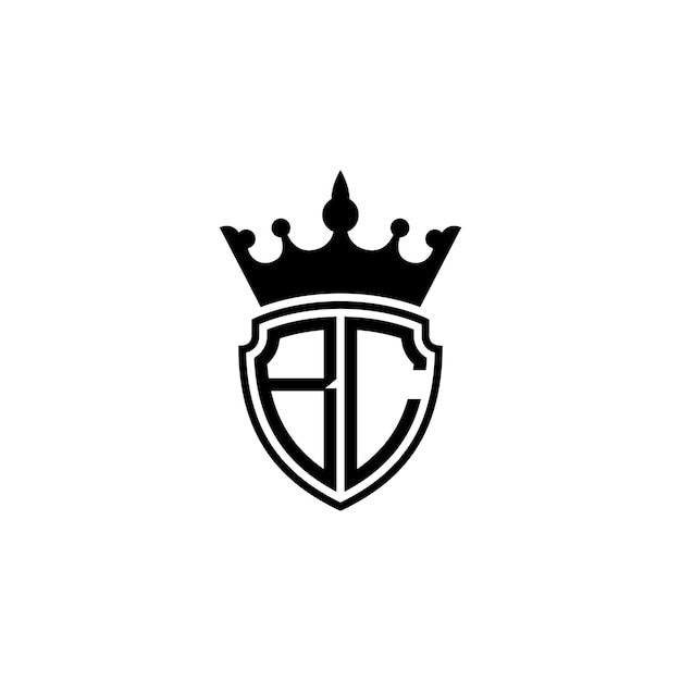 El diseño del logotipo BC monograma letra texto nombre símbolo monocromático logotipo alfabeto carácter simple logotipo