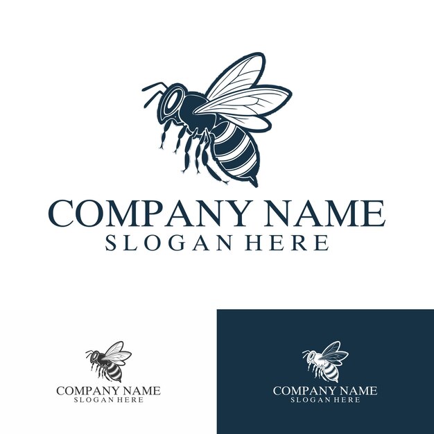 Diseño de logotipo de Bee Vintage Luxury Company