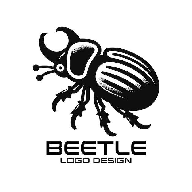 Diseño del logotipo de Beetle Vector
