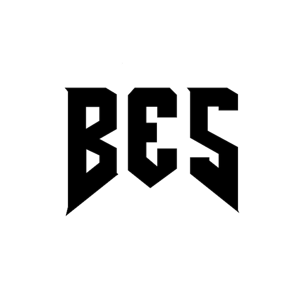 Diseño de logotipo de BES para una empresa de tecnología BES diseño de logotipo BES combinación de colores blanco y negro BES logo BES vector BES diseño BES icono BES alfabeto BES tipografía diseño de logotip