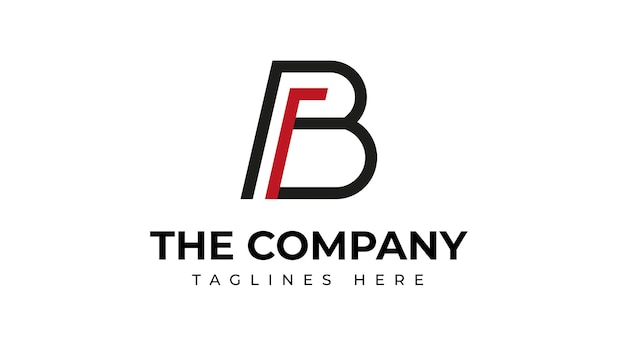El diseño del logotipo de BF Creative Company es rojo y negro.