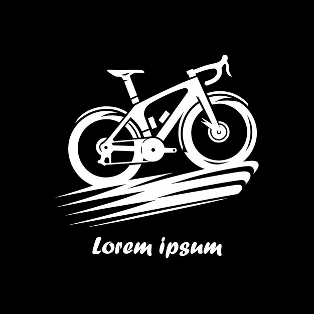 Diseño de logotipo de bicicleta vectorial