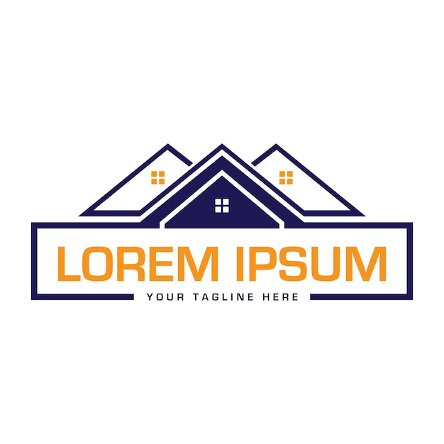 Diseño de logotipo de bienes raíces Abstracto Diseño de logotipo Hogar moderno Logotipo de bienes raíces