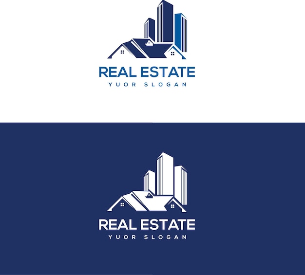 Diseño de logotipo de bienes raíces Diseño de logotipo de edificio Diseño de logotipo de casa Diseño de logotipo de casa Diseño de logotipo de casa