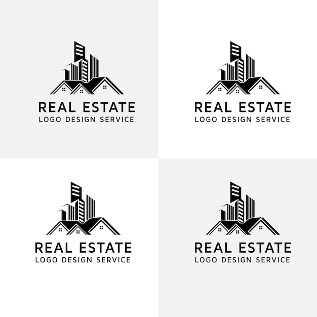 Diseño de logotipo de bienes raíces Diseño de logotipo de edificio Diseño de logotipo de casa Diseño de logotipo de casa Diseño de logotipo de casa
