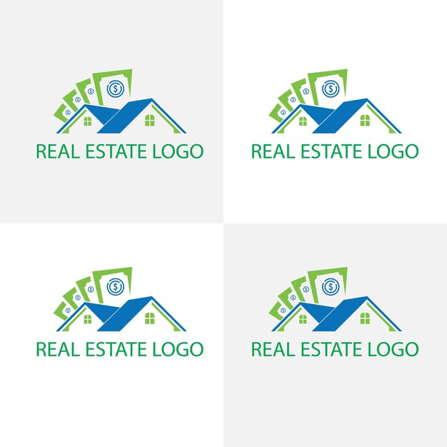 Diseño de logotipo de bienes raíces Diseño de logotipo de edificio Diseño de logotipo de casa Diseño de logotipo de casa Diseño de logotipo de casa