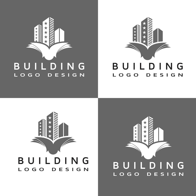Diseño de logotipo de bienes raíces Diseño de logotipo de edificio Diseño de logotipo de casa Diseño de logotipo de casa Diseño de logotipo de casa