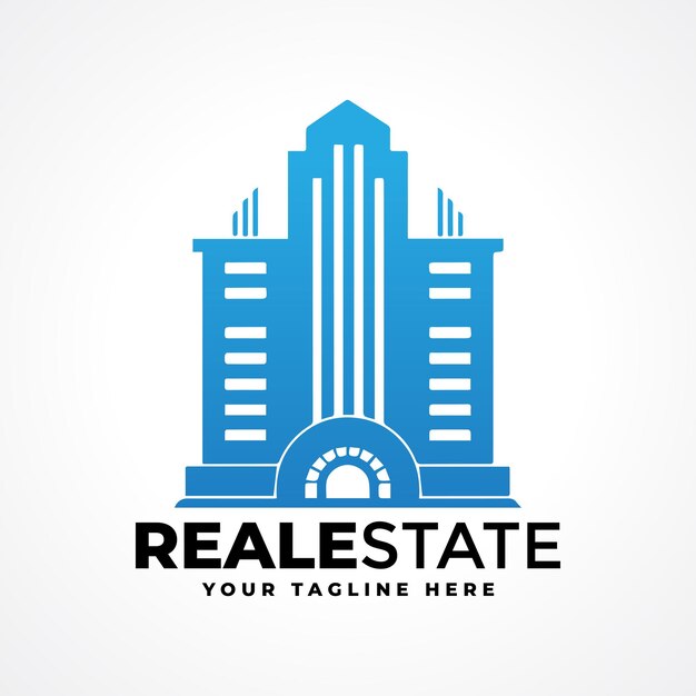 Diseño de logotipo de bienes raíces Diseño de logotipo de edificio Diseño de logotipo de propiedad