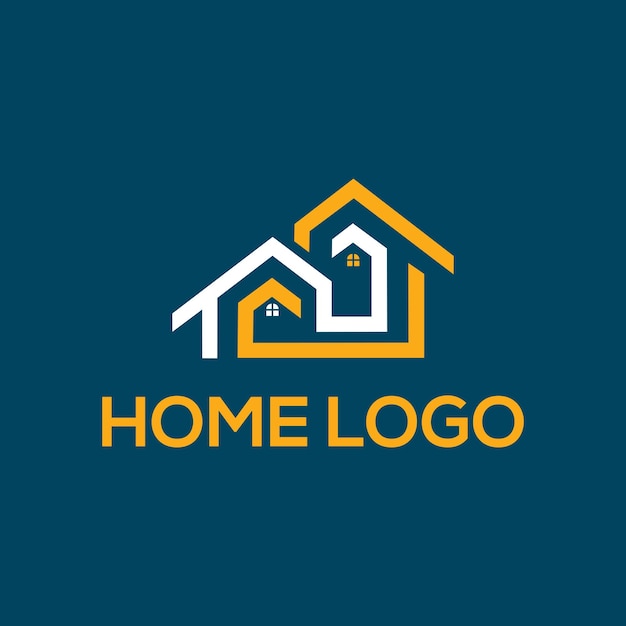 Vector diseño de logotipo de bienes raíces diseño de logotipo de hogar