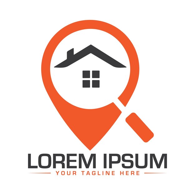 Diseño de logotipo de bienes raíces Hogar moderno Logotipo de bienes raíces Diseño de logotipo creativo y profesional