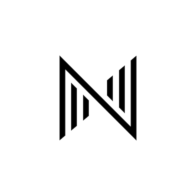 Diseño de logotipo de bienes raíces de letra N Vector de diseño de logotipo de icono de letra N