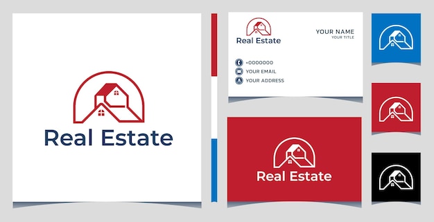 Diseño de logotipo de bienes raíces modelo de logotipo moderno de propiedades inmobiliarias casa casa propiedad logotipo apartamento
