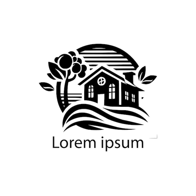 un diseño de logotipo de bienes raíces para su marca