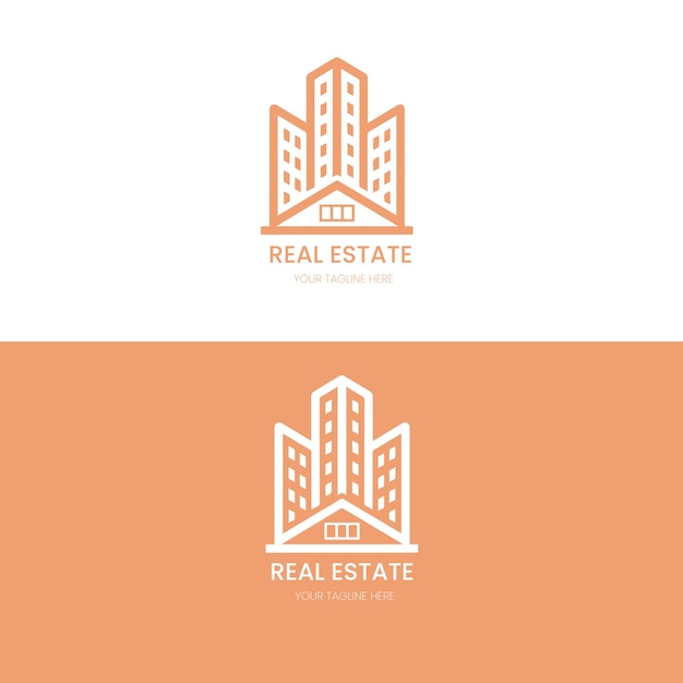 Diseño del logotipo de bienes raíces
