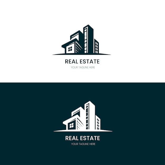Diseño del logotipo de bienes raíces