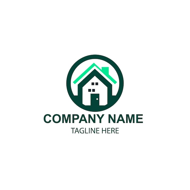 el diseño del logotipo de bienes raíces