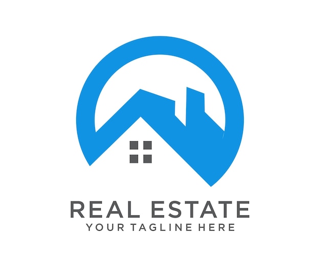 Diseño del logotipo de bienes raíces