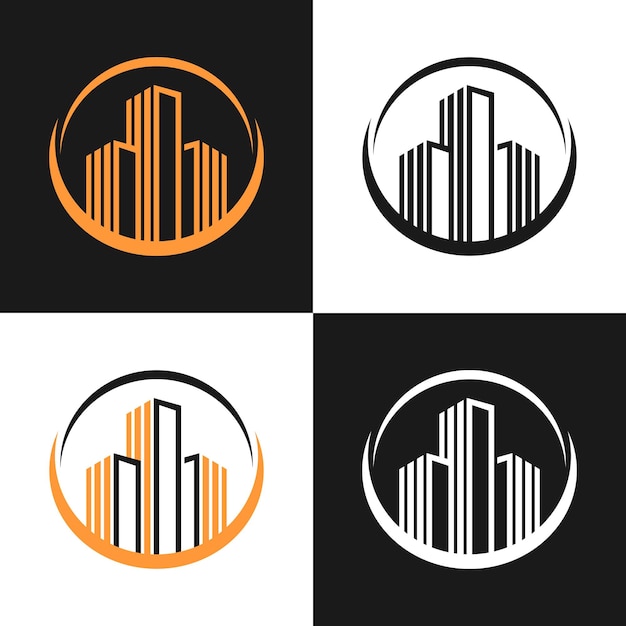 Diseño del logotipo de bienes raíces
