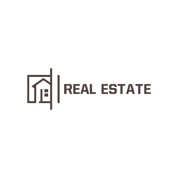 Diseño del logotipo de bienes raíces
