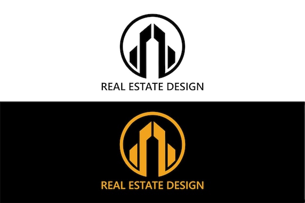 Diseño del logotipo de bienes raíces