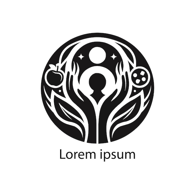 diseño del logotipo de bienestar