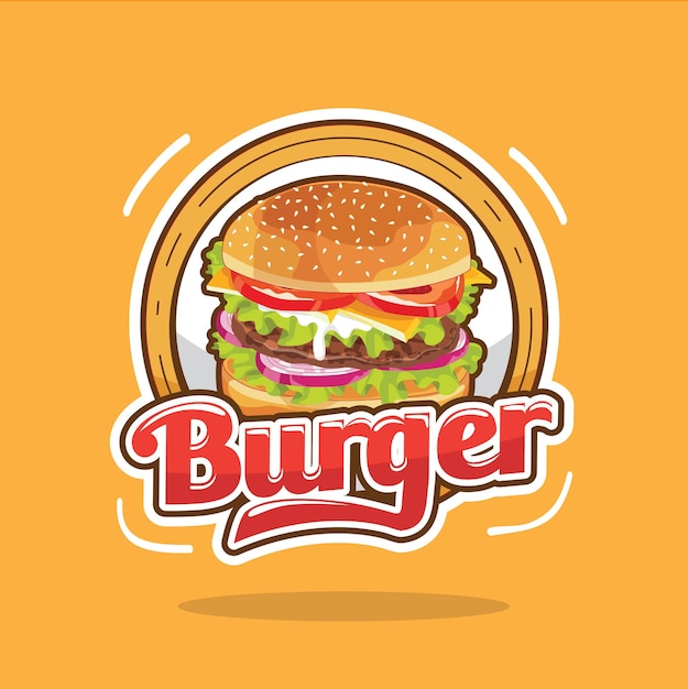 Vector diseño de logotipo big burger